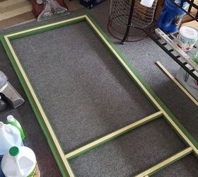 re purposing a vintage screen door, craft rooms, doors, repurposing upcycling