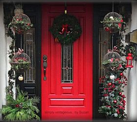 christmas cages, christmas decorations, crafts, curb appeal, repurposing upcycling, seasonal holiday decor