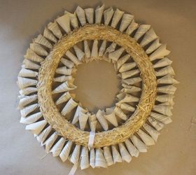 lush book page wreath, christmas decorations, crafts, repurposing upcycling, seasonal holiday decor, wreaths, All around the inside