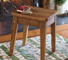 knockoff plow hearth elmwood stool, diy, painted furniture, woodworking projects