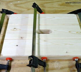 knockoff plow hearth elmwood stool, diy, painted furniture, woodworking projects