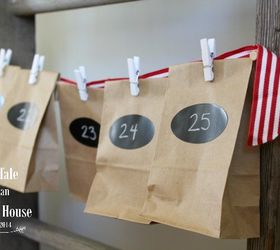 advent ladder calendar, chalkboard paint, christmas decorations, crafts, repurposing upcycling, seasonal holiday decor