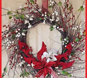 diy christmas wreath so easy, christmas decorations, crafts, wreaths