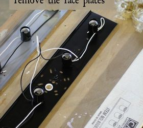 how to build a rustic hollywood mirror, diy, home decor, how to, wall decor, woodworking projects