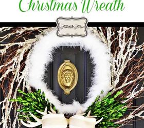 diy christmas wreath so easy, christmas decorations, crafts, wreaths