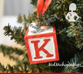 diy block ornaments, christmas decorations, crafts, seasonal holiday decor