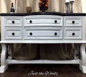 timeless white buffet, painted furniture, repurposing upcycling, woodworking projects