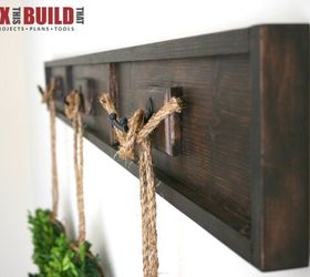 forget ribbon use rope diy christmas wreath display rail, christmas decorations, crafts, diy, woodworking projects, wreaths