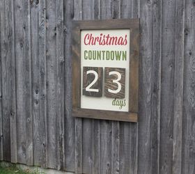 outdoor christmas days until christmas sign, christmas decorations, crafts, seasonal holiday decor