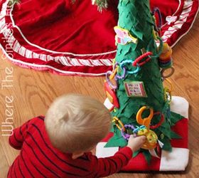 diy toddler christmas tree from a traffic cone, christmas decorations, crafts, seasonal holiday decor