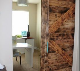 diy large barn door perfect for large openings diy, diy, doors, home office, repurposing upcycling, rustic furniture