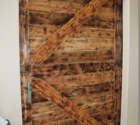 diy large barn door perfect for large openings diy, diy, doors, home office, repurposing upcycling, rustic furniture