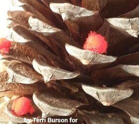 make a budget friendly rustic pine cone jingle bell, christmas decorations, crafts, seasonal holiday decor
