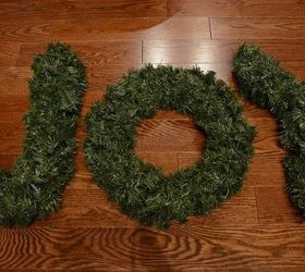 wrea thinking my j o y, christmas decorations, crafts, home decor, seasonal holiday decor