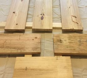 how to create a simple inexpensive diy table, diy, how to, painted furniture, woodworking projects, Unfinished Wood Boards for Table