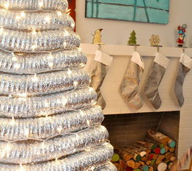 a contemporary industrial tree, christmas decorations, crafts, home decor, repurposing upcycling, seasonal holiday decor