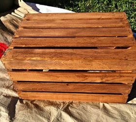 wood crate turned faux planter holiday crate x 10, christmas decorations, crafts, repurposing upcycling, seasonal holiday decor