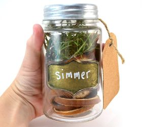 simmer scents in mason jars, crafts, mason jars