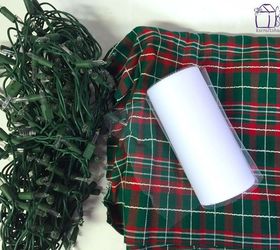 transform an ordinary string of lights into a lighted garland, christmas decorations, crafts, seasonal holiday decor