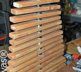 the nuts n bolts of making a wooden christmas tree, christmas decorations, diy, repurposing upcycling, seasonal holiday decor, woodworking projects