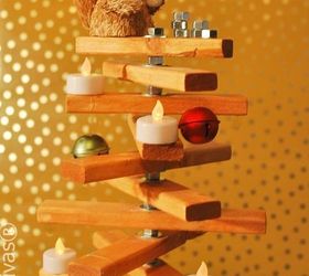 the nuts n bolts of making a wooden christmas tree, christmas decorations, diy, repurposing upcycling, seasonal holiday decor, woodworking projects