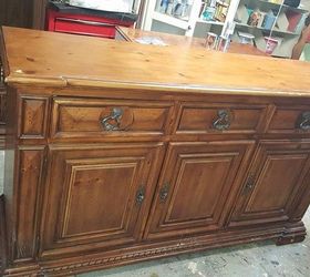 red cedar inspired upcycled buffet, painted furniture, woodworking projects