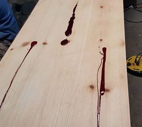 red cedar inspired upcycled buffet, painted furniture, woodworking projects