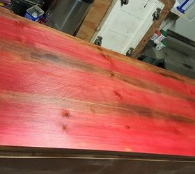 red cedar inspired upcycled buffet, painted furniture, woodworking projects