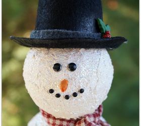 how to build a snowman, christmas decorations, crafts, how to, seasonal holiday decor