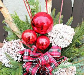 how to make great outdoor arrangements for christmas, christmas decorations, container gardening, gardening, how to, seasonal holiday decor