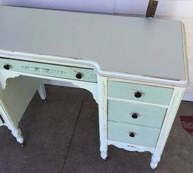 antique vanity, painted furniture