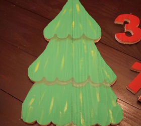 diy scrap wood christmas tree address sign, christmas decorations, crafts, seasonal holiday decor