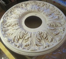 repurposed ceiling medallion wreath, christmas decorations, crafts, seasonal holiday decor, wall decor, wreaths