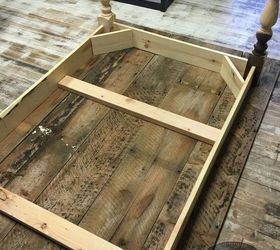diy chippy farm table w mismatched chairs, diy, kitchen design, painted furniture, woodworking projects
