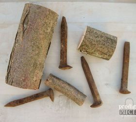 how to make a repurposed log reindeer, christmas decorations, crafts, how to, repurposing upcycling, seasonal holiday decor