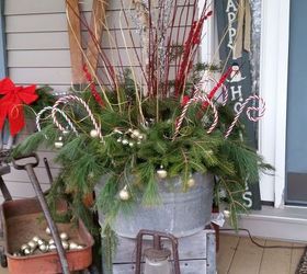 how i dressed up my front porch for christmas and the winter season, christmas decorations, porches, seasonal holiday decor, 2015