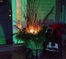 how i dressed up my front porch for christmas and the winter season, christmas decorations, porches, seasonal holiday decor, 2015