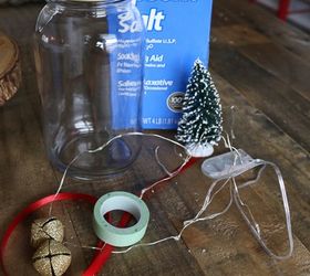 christmas in a jar with lights, christmas decorations, crafts, how to, mason jars, seasonal holiday decor