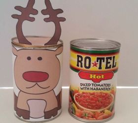 upcycled tin can christmas nesting dolls, christmas decorations, crafts, how to, repurposing upcycling