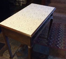 old writing desk, painted furniture