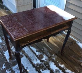 old writing desk, painted furniture