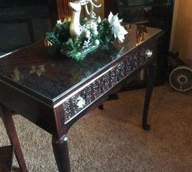 old writing desk, painted furniture