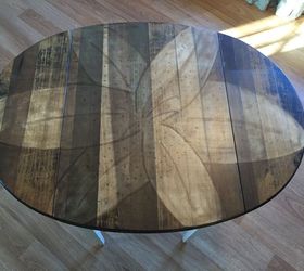 ugly duckling table to a, painted furniture