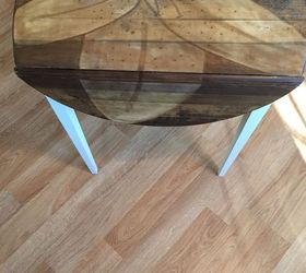 ugly duckling table to a, painted furniture