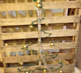 christmas tree pallet, christmas decorations, crafts, pallet