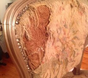 old chair new life, painted furniture, reupholster