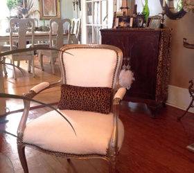 old chair new life, painted furniture, reupholster