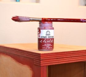 diy textured drawer face side table makeover, chalk paint, painted furniture, repurposing upcycling