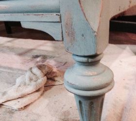 how to use wall spackling a stencil and paint for a glam look, how to, painted furniture