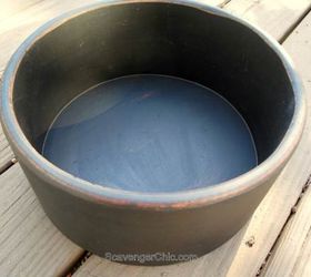 thrift store wood salad bowl makeover, crafts, repurposing upcycling